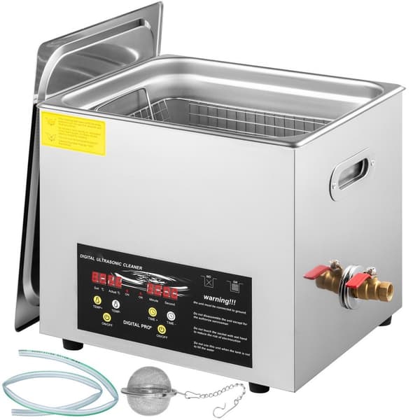 10L digital ultrasonisk renser, opvarmning, timer, smykker, glasrensning