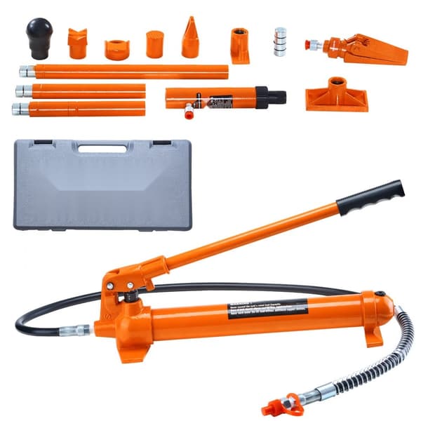 12 tonnin hydraulinen tunkki, ilmapumppu, Porta Power -korjaussarjat, kestävä rakenne, tehokas nostolevy