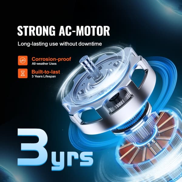 Kanalventilator 152,4 mm, HVAC udstødningsblæsersæt, AC variabel hastighedskontrol, energieffektiv, stille drift