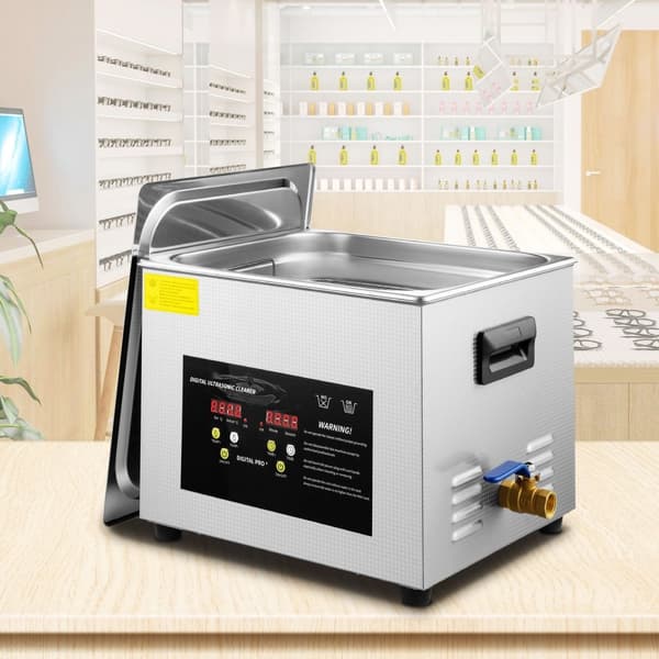 15L Digital Ultrasonic Rengöring, Värme, Timer, 600W, 40KHz, Rengöringsmaskin