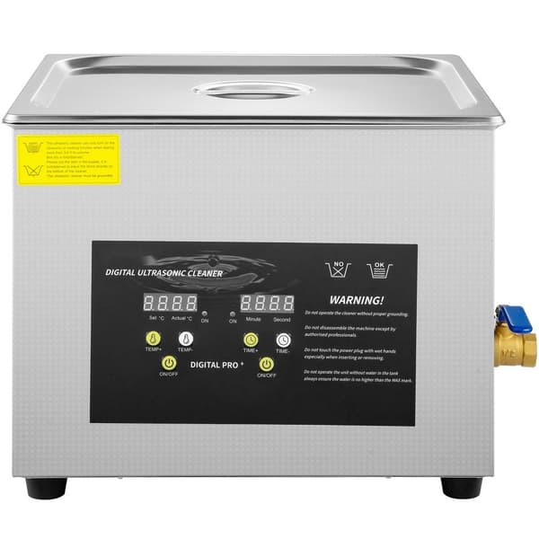 15L Digital Ultrasonic Rengöring, Värme, Timer, 600W, 40KHz, Rengöringsmaskin