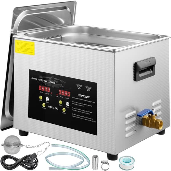 15L Digitaalinen Ultrasoniset Puhdistin, Lämpötila-Ajan Säätö, 600W, 40KHz Puhdistuskone