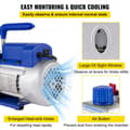 Miniatyrbild 5 av 9: Vakuumpump 2 Gallon, 4CFM 1/3HP, Vakuumkammare, hög effektivitet, kompakt design