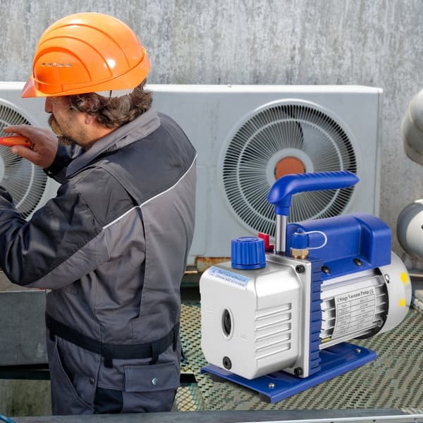 Vakuumpump 2 Gallon, 4CFM 1/3HP, Vakuumkammare, hög effektivitet, kompakt design