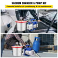 Miniatyrbild 2 av 9: Vakuumpump 2 Gallon, 4CFM 1/3HP, Vakuumkammare, hög effektivitet, kompakt design