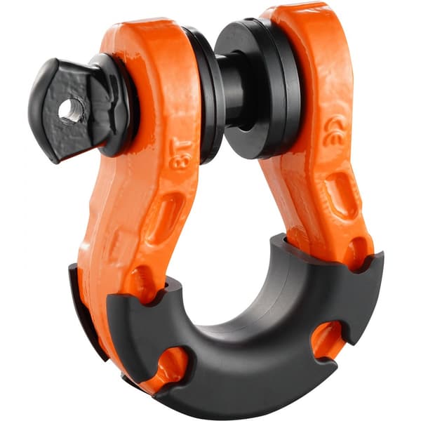 2-pack D-ringschackel 3/4", 7/8" skruvstift, 66139 lbs brottstyrka, hög hållfasthet, slitstark design