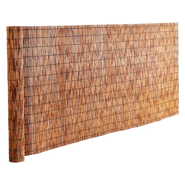 Reed Hegn 2-Pack, Privat Blind Hegn Skærm, Landskabspleje, 16,4' x 4'