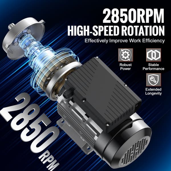 2,2KW Elmotor, 2800RPM, AC 220~240V, 13,8A, 1-faset, 24mm Nøgleaksel, høj ydeevne, energieffektiv