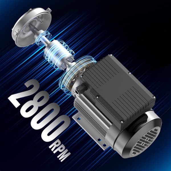 2,2KW Elmotor, 2800RPM, AC 220~240V, 13,8A, 1-faset, 24mm Nøgleaksel, høj ydeevne, energieffektiv
