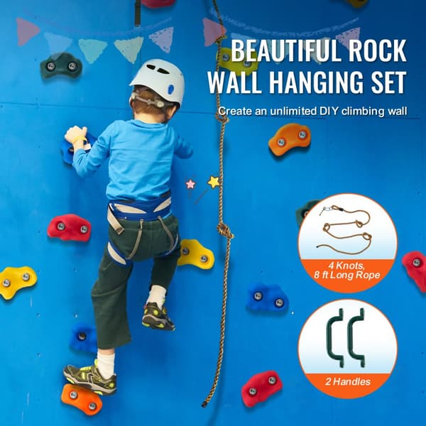 25 Rock Climbing Holdere Klatreklipper med Knudrede Rebhåndtag, Slidstærk Hardware