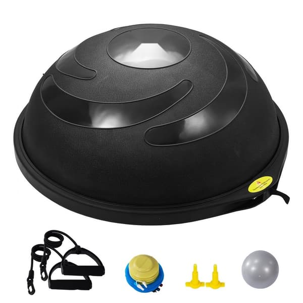 "26" Half Exercise Ball Trainer Yoga Balance - Tasapainopallo ja Vastusnauha Harjoitteluun"