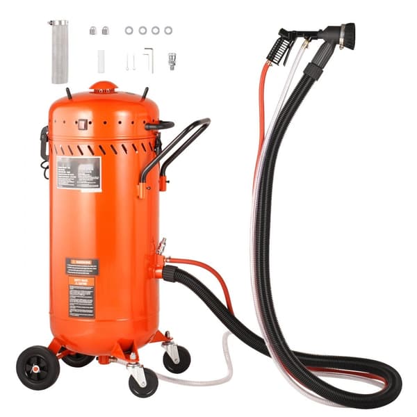 28 Gallon Vakuum Sandblaster, Støvfri Sandblaster med 1200W Vakuumsystem, Effektiv og Holdbar
