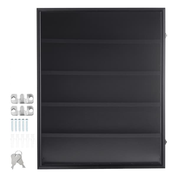 35 Graded Sports Card Display Case, 24,3x30,5x2,1 tommer, baseballkort displayramme, 98 % UV-beskyttelse, klart PC-glas, aflåseligt