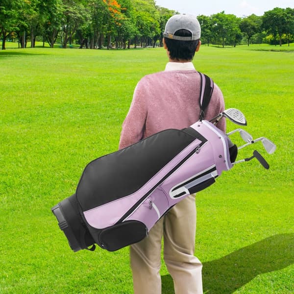 Golfvagnsväska 36 tum, 14-vägs avdelare, flera fickor, lätt och hållbar design