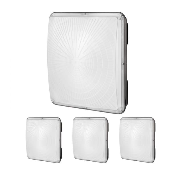 4 kpl LED-katosvaloa 150W 16500LM 5000K päivänvalo, tehokas ulkokatosvalaistus
