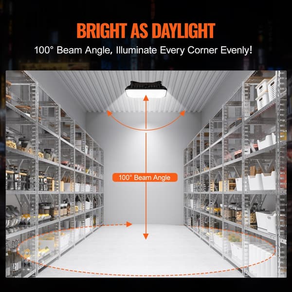 LED Canopy Lights 4-pack, 80W 8800LM, 5000K Dagsljus, Utomhus Belysning