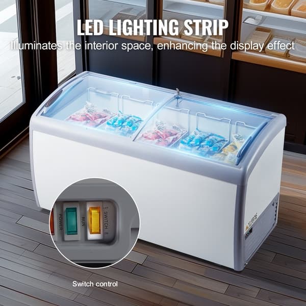 460 L Kommerciel Isdisplayskab, Gelato Dyppefryser, Energioptimeret, Digitale Kontroller, Effektiv Kold Opbevaring