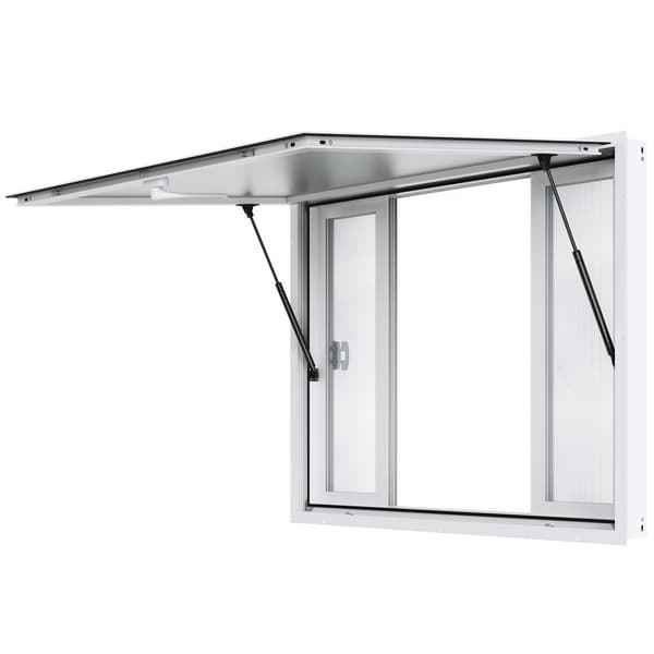48" L x 36" W Myyntiteline, Ruokarekka, Palveluikkuna, markiisi