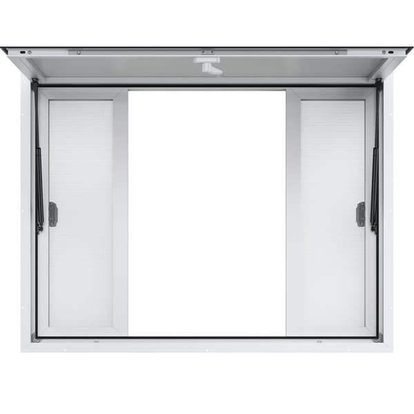 48" L x 36" W Myyntiteline, Ruokarekka, Palveluikkuna, markiisi