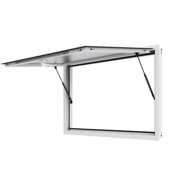 60" Leveys x 36" Korkeus Tarjoiluikkuna, Ruokarekka Palvelu, Markiisi, Kestävä Rakenne
