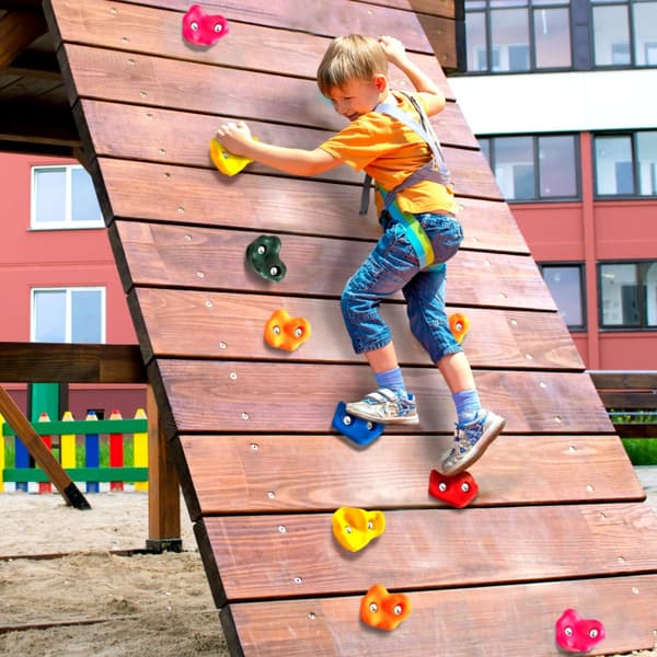 Kalliokiipeilytelineet 72 kpl, Kiipeilykivet ja kallioseinäpidikkeet, sisä- ja ulkokäyttöön