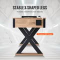 Miniatyrbillede 5 af 9: Shuffleboard Bord 2 i 1 - 9 Fod Shuffleboard og Bowling Combo Spilsæt, Holdbart Design, Underholdning til Familie og Venner