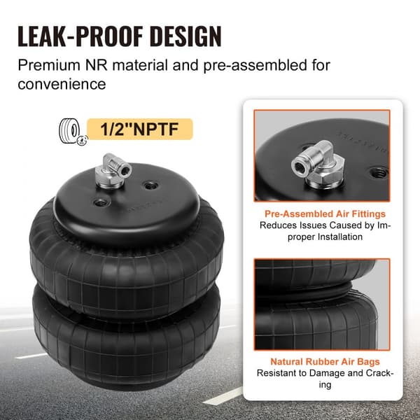 Ilmatyyny jousitussarja 1999-2004 & 2008-2010 Ford F250/F350 2WD 4WD, kestävä ja tehokas, helppo asentaa