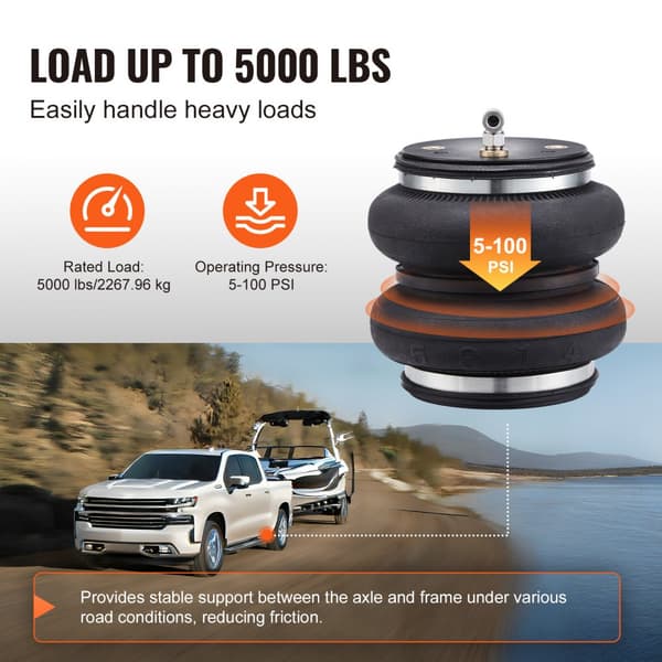 Turvatyynyn jousitussarja Chevrolet Silverado ja GMC Sierra 1500, sopii 2019-2023, kestävä ja tarkka asennus