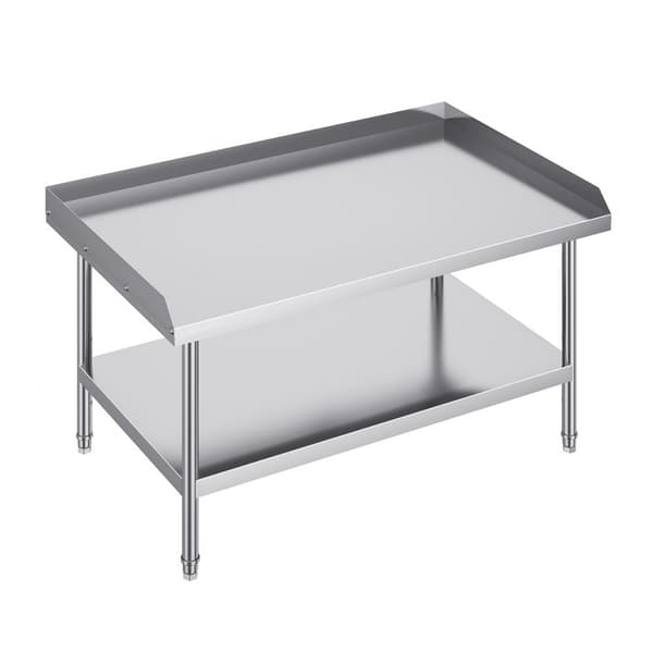 Rustfrit stål arbejdsbord 30"x48", kommercielt madlavningsbord til restaurant, holdbart og funktionelt