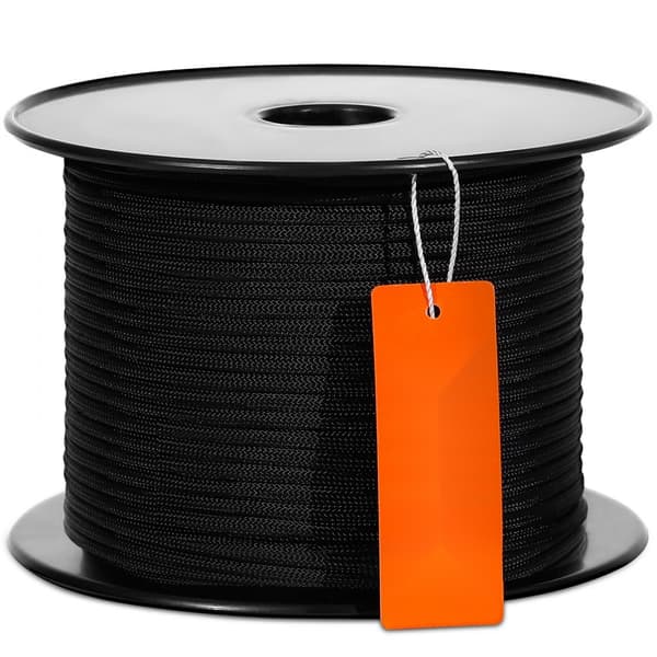 Arborist Trädklätterrep, Flätat Nylonrep 3/16" x 250", 32-strängar, Hållbart och Stark, För Trädklättring