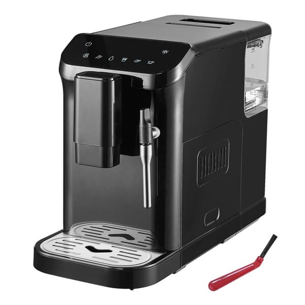 Automatisk Espressomaskin 20 Bar, Skummande Ångstav, 15 Slipnivåer, Kaffeupplevelse av Hög Kvalitet