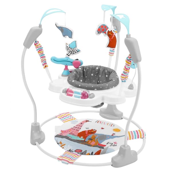 Babylegetøj Aktivitet Center, Bouncer, Jumperoo med Musik og Lys, Sjov Leg for Babyer
