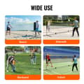 Miniatyrbillede 6 af 9: Badmintonnet & Justerbart Volleyballnet - 20' Sammenfoldeligt Pickleball & Tennisnetsæt