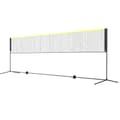 Miniatyrbillede 9 af 9: Badmintonnet & Justerbart Volleyballnet - 20' Sammenfoldeligt Pickleball & Tennisnetsæt