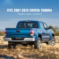 Miniatyrbild 2 av 9: Bakre Steg Stötfångare Krom Stål för Toyota Tundra 2007-2013, Hållbar Stötfångarenhet