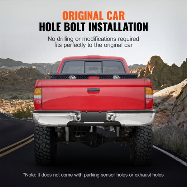 Takapuskuri Teräspuskuri 1999-2007 Ford F250/Ford F350 Super Duty, kestävä ja säänkestävä varuste