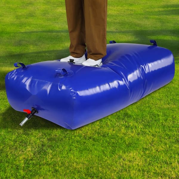 Kannettava vesisäiliö 142,7 Gallon 1000D PVC kokoontaitettava vesitankki, kestävä ja helppokäyttöinen