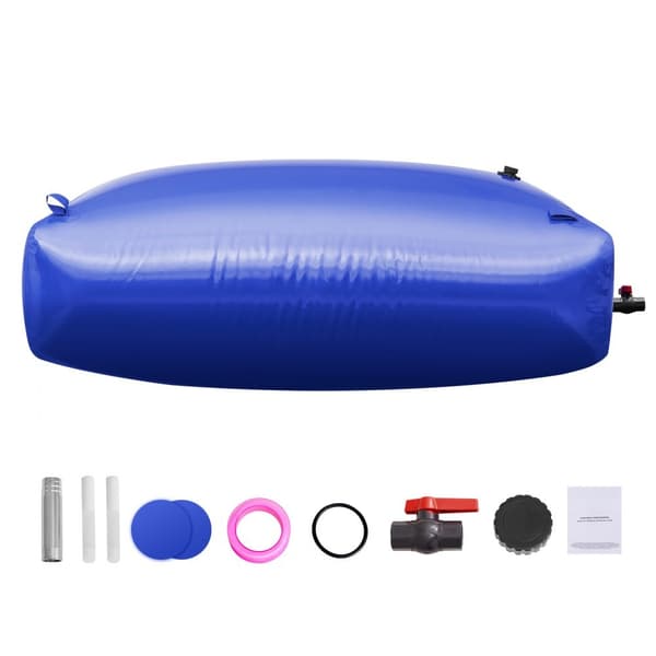 Bærbar vandopbevaringsblære 264 Gal, 1000D PVC, sammenklappelig vandtank, letvægt, holdbar, transportabel