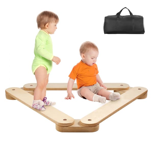Børns Balance Beam Stepstones, 3 STK Balance Board, Gymnastik til Børn, Stabilitet og Koordination