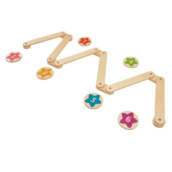 Barn Balansbalk Stepping Stones, Gymnastikbalansbräda för Barn, 6-pack, Stabilitet och Koordination