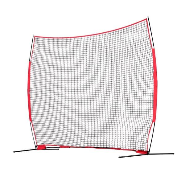 Barrikadbackstopnät 12x9 ft, bärbar träningsutrustning med bärväska, skyddsnät för baseball, softball, lacrosse