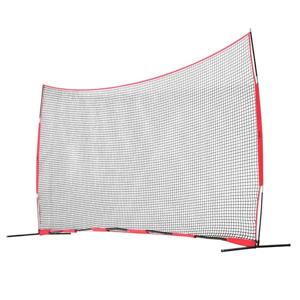 Barricade Backstop-nät 20x10 fot, bärbar bollsportbarriärnät, träningsutrustning med bärväska, skyddsskärm för baseball, softball och lacrosse