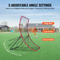 Miniatyrbillede 3 af 9: Baseball og Softball Rebounder Net 4x5,5 ft PitchBack, 360° Felttræning, Effektiv Rebound, Forbedr Dit Spil
