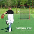 Miniatyrbillede 4 af 9: Baseball og Softball Rebounder Net 4x5,5 ft PitchBack, 360° Felttræning, Effektiv Rebound, Forbedr Dit Spil