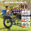 Miniatyrbild 6 av 9: Cykel Lastvagn, 70 lbs lastkapacitet, tung cykelanhängare, kompakt förvaring, snabbkoppling och universalkoppling, 20" hjul