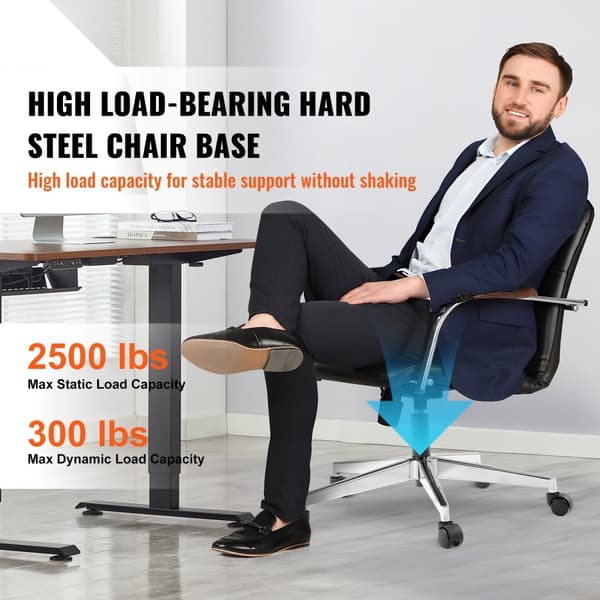 Toimistotuolin alustan vaihto 28" Kestävät metallituolijalat, 2500 lbs kantavuus