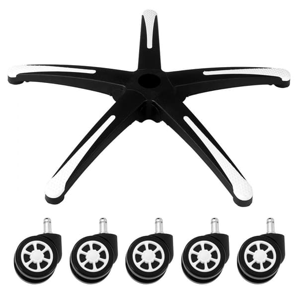 Kontorstolsbase Erstatning 28", Heavy Duty Drejestolsbase, 2500 lbs Kapacitet, Holdbarhed og Stabilitet