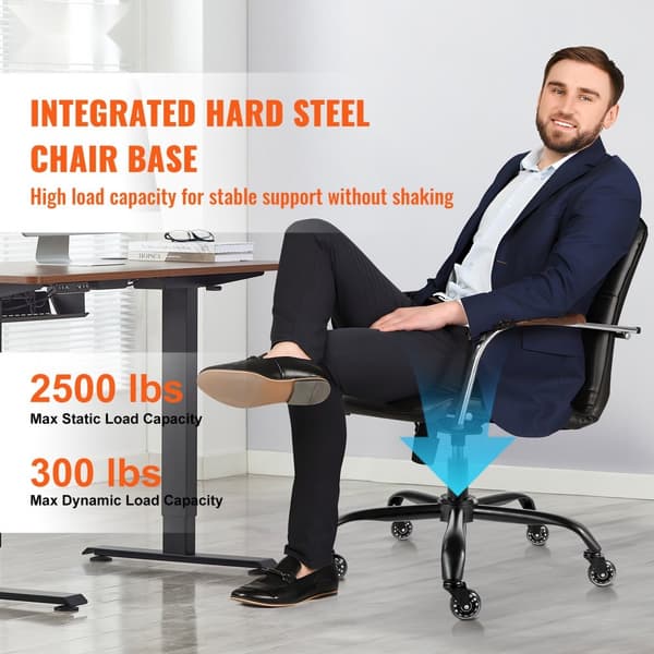 Kontorstol Base Erstatning 28" Drejelig Stol Base 2500 lbs 4" Høj Kvalitet, Holdbar Design