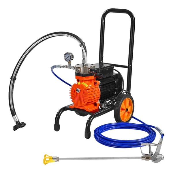 Cart Airless Färg Sprayer, Membran Färg Sprayer 900W, Elektrisk Målningsmaskin, Luftlös Målningsspray, Effektiv och Lättanvänd