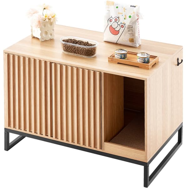 Kattlåda Dold kattmöbel, 31,5"L x 20"B x 22"H, elegant design, utrymmeseffektiv